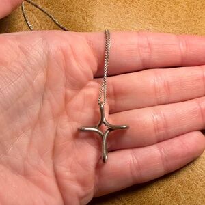 Timeless Sterling Silver Cross Necklace